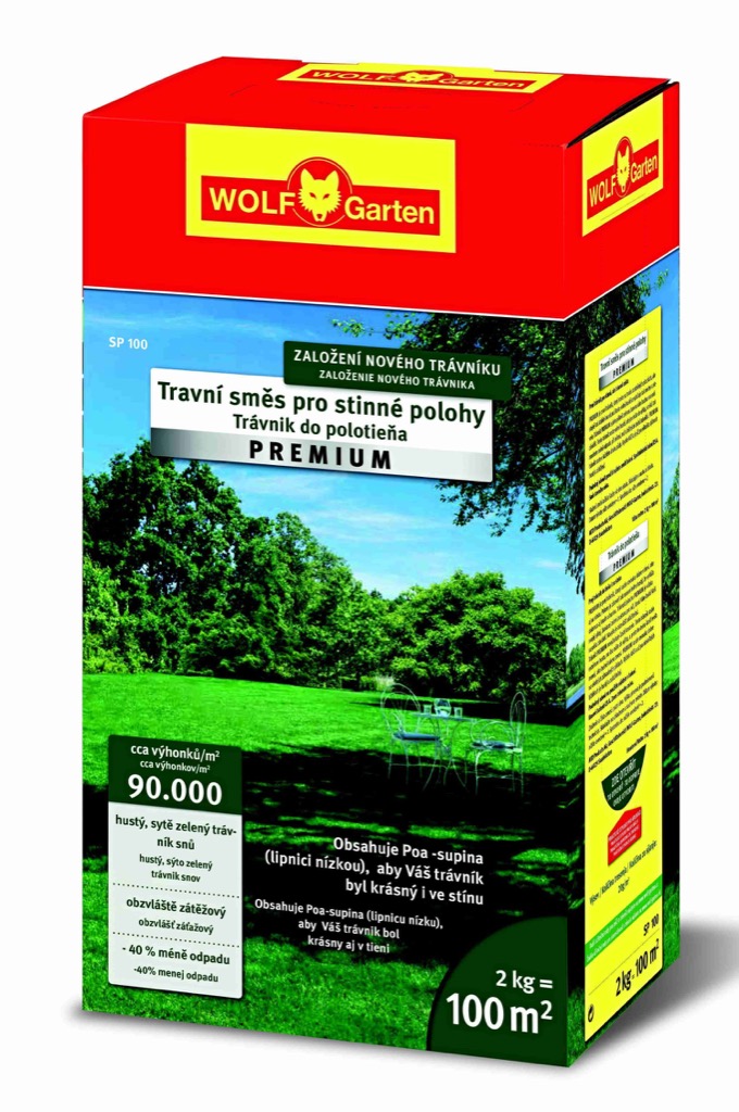 Wolf-Garten SP 100 TRÁVNIK DO TIEŇA PREMIUM 100m2/1kg
