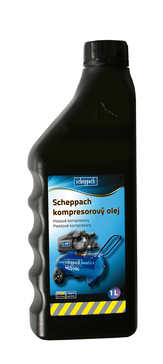 Kompresorový olej Scheppach 1L, 3906100701